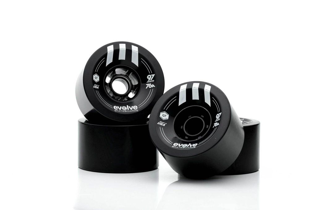 Колёса Evolve Street Wheels 97mm 76a Black (GTR/GT)