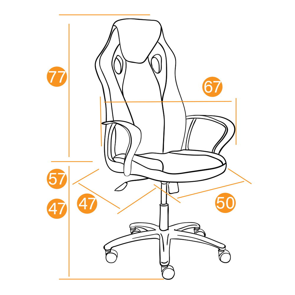 Кресло RACER GT new кож/зам/ткань, металлик/серый, 36/12