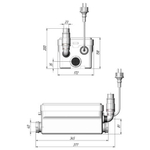 Канализационная насосная станция Unipump Sanivort 255 A