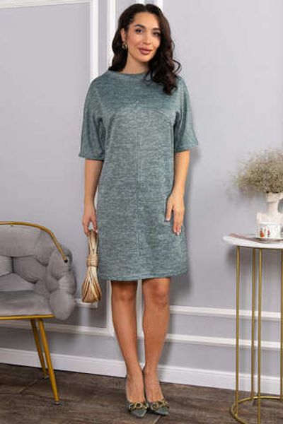 Платье трикотажное Ветта (зеленое) П14599-10М LT Collection (Акция)