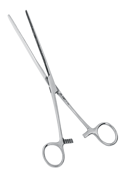 Зажим кишечный эластичный для взрослых прямой 240 мм