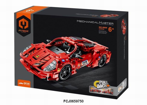 Конструктор "Красный спорткар" 437 дет.