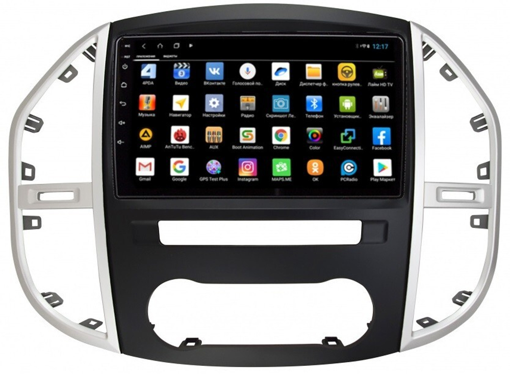Магнитола для Mercedes-Benz Vito 2014+ - Parafar PF477XHD на Android 13, 8-ядер, 4Гб+64Гб, CarPlay, 4G SIM-слот