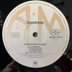 Винтажная виниловая пластинка LP Supertramp Crisis? What Crisis? (Germany 1976) Sister Moonshine