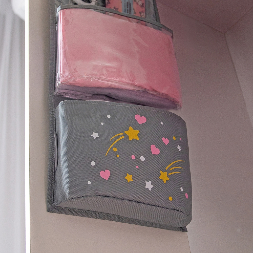 Кармашки для детского сада, на липучке. Балерина с объёмной юбкой