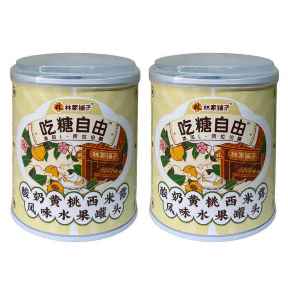 Каша Linjiapuzi из желтого персика и саго 312 г, 2 шт