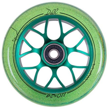 Купить Колеса для трюкового самоката Tech Team 110*24мм, Dill, green