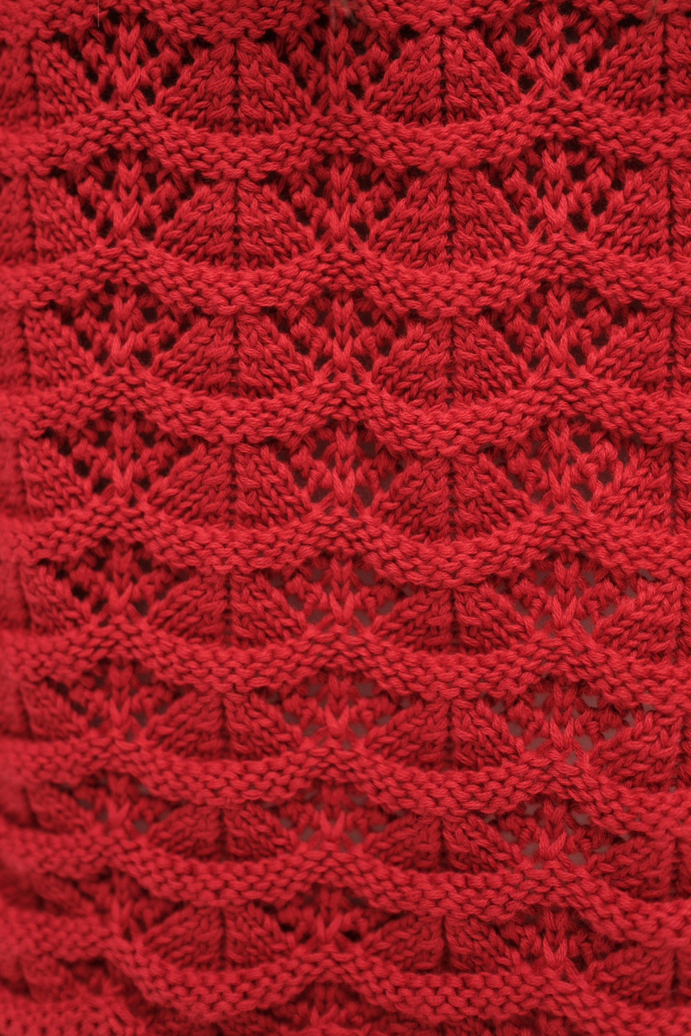 Красная трикотажная юбка