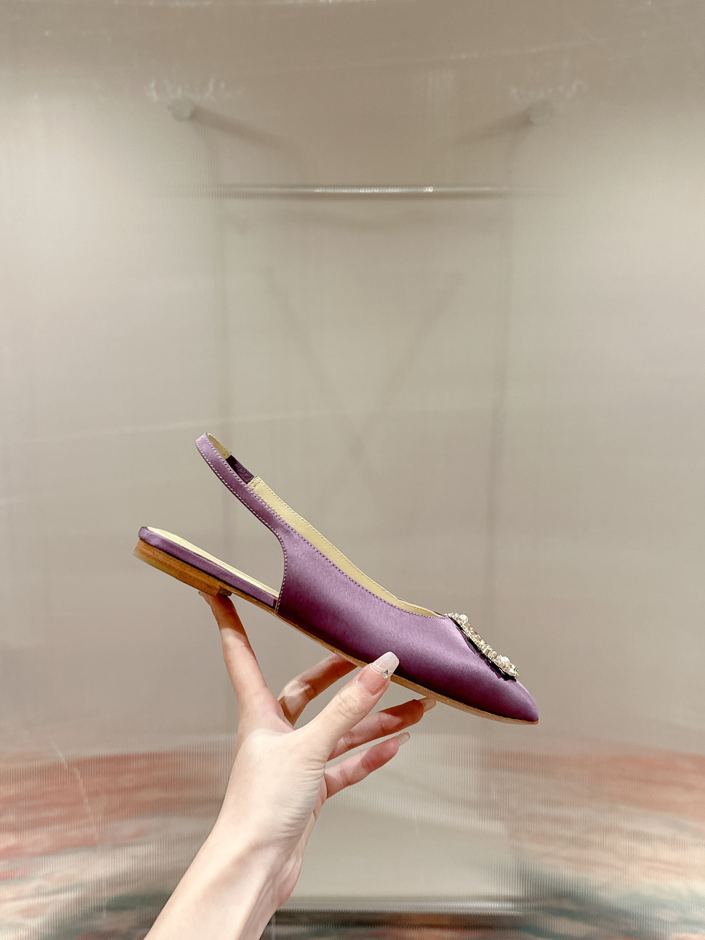 Louis Vuitton Met Slingback Ballerina