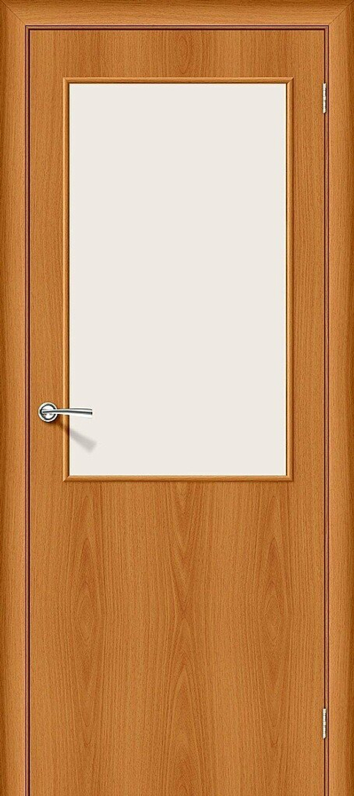 Дверь Гост-13 / Цвет Л-12 (МиланОрех) / Стекло Magic Fog / Двери Браво