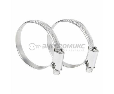 Хомут стальной червячный 32-50 Россия Rexant 07-0632