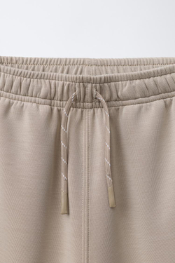 ZARA БРЮКИ-ДЖОГГЕРЫ, КАМЕННО-СЕРЫЙ