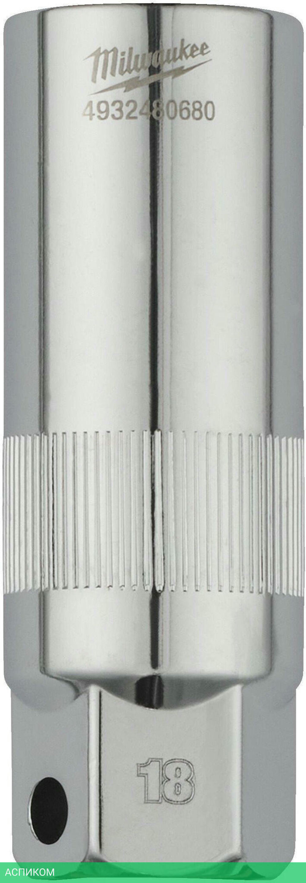 Головка торцевая свечная Milwaukee 4932480679 3/8"-14мм