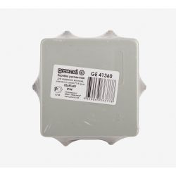 Коробка уравнивания потенциалов ЭРА KUPR-85-85-40 серая 85х85х40мм, шина 6х9, 8 групп IP44