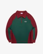 Толстовка Ymkashix College star бордовая / зеленая