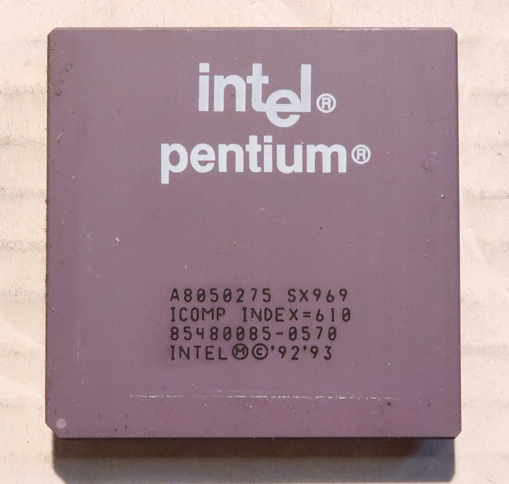 Процессор Intel Pentium A80502275 SX969, для настольных ретро ПК