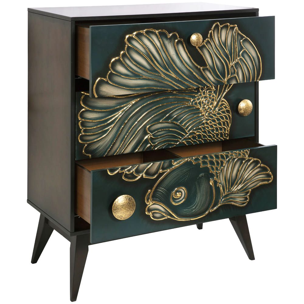 Комод Плава Лагуна с 3 ящиками