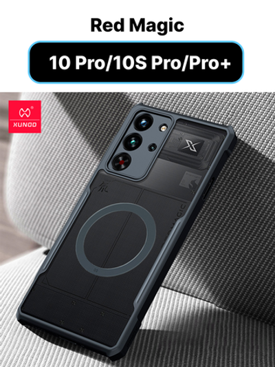 Чехол для Nubia Red Magic 10 Pro / 10 Pro+ / 10S Pro c Магсейф противоударный с усиленными углами XUNDD