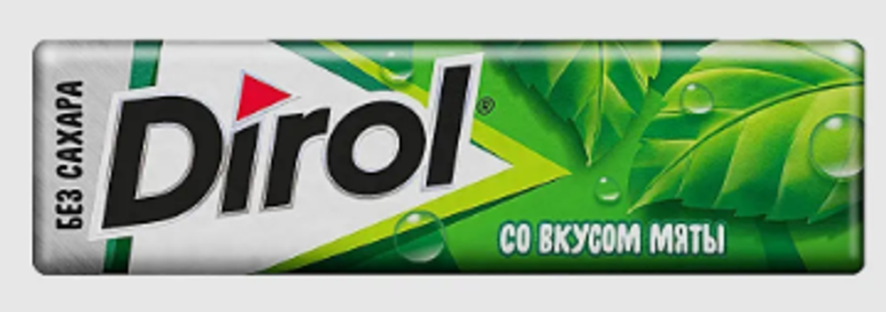 407_ Жевательная резинка Dirol Мята 13.6г ш/к 46078490