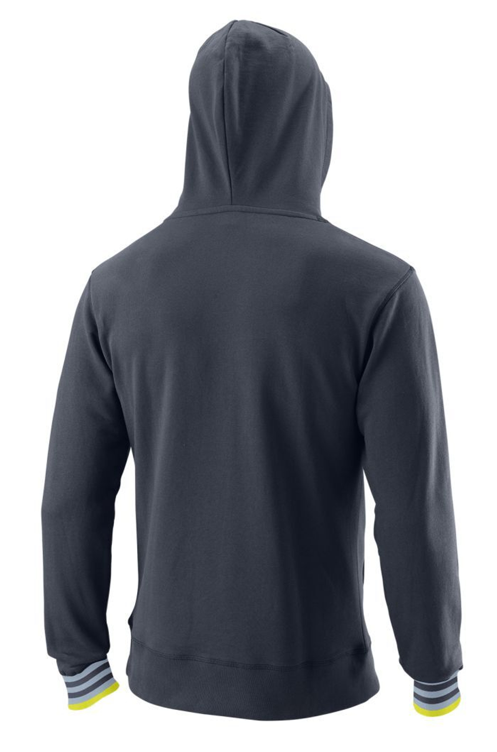 Куртка теннисная Wilson Script Eco Cotton PO Hoody Slimfit - Gray