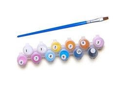 Картина по номерам 'Гортензии с розами', 15x20 см