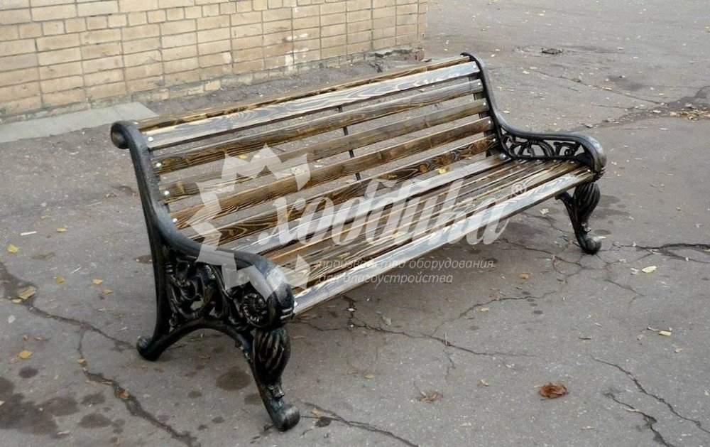 Скамейка чугунная «Парковая тишь»