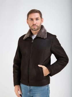 Дубленка мужская зимняя натуральная Турция