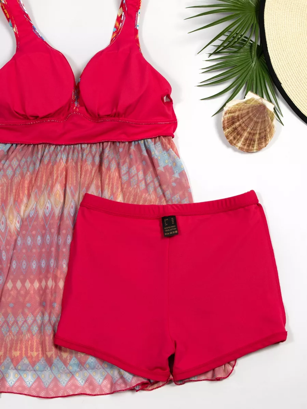 купальник раздельный танкини больших размеров