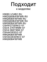 Стекло люка для стиральной машины 0530067253