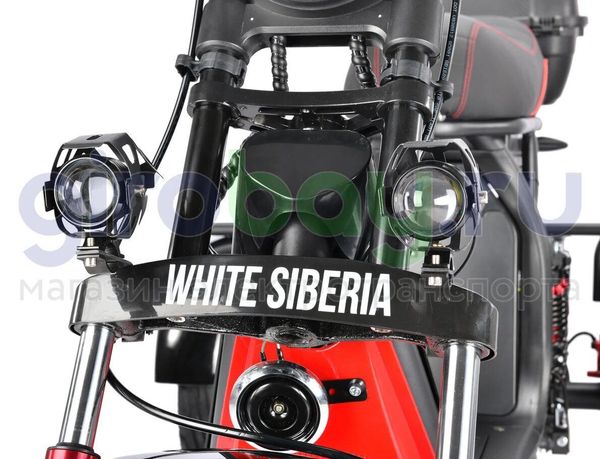 Электроскутер WHITE SIBERIA PRO TRIKE 3000W (Черный)