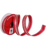 Лента для декорирования «Млечный путь» 1,5 см, 2,7 м, Красный