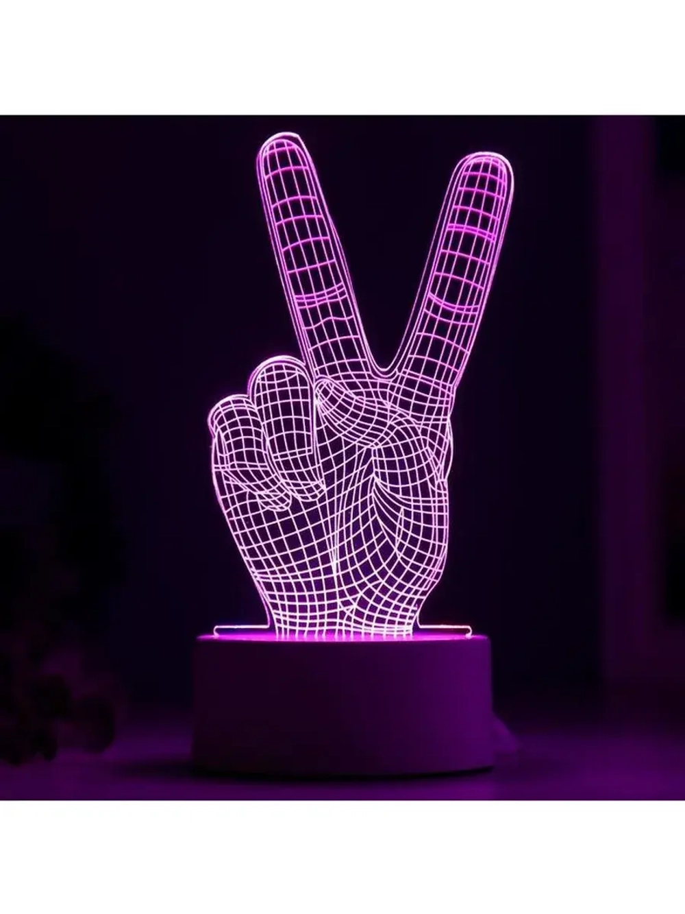 Светильник «Победа» LED RGB от сети 9.5×10×19 см RISALUX