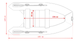 Лодка ПВХ Gladiator Light B330 с фанерным полом ( BSM3011 / BSM4218 / BSM4215 / BSM4213 )