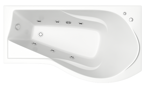 Гидромассажная ванна Bas Капри R 170х94,5