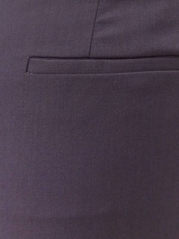 Брюки с разрезами, серый стальной