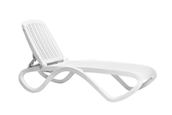 Шезлонг Nardi Tropico без подлокотников, белый