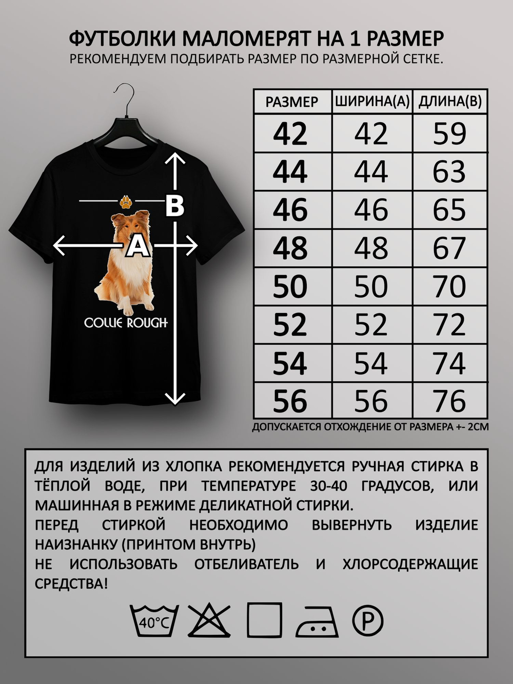 Футболка собака породы колли