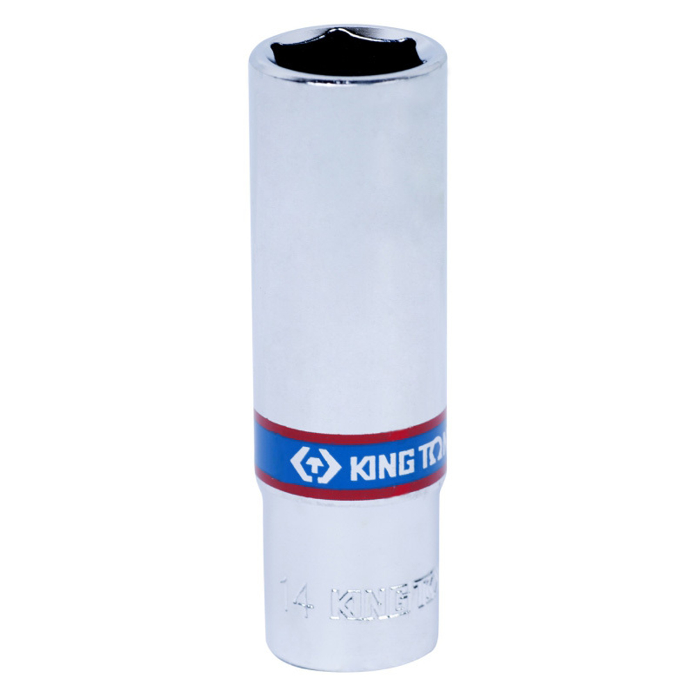 Головка торцевая глубокая шестигранная 3/8&quot;, 14 мм KING TONY 323514M