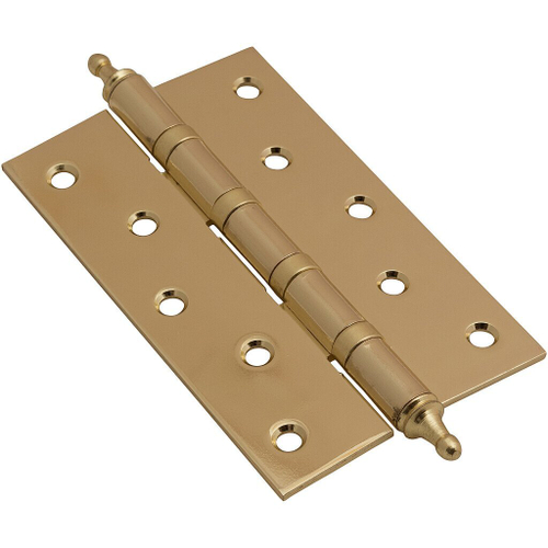 Петля дверная "MD" фигурная 125*75*2,5 ВР Золото