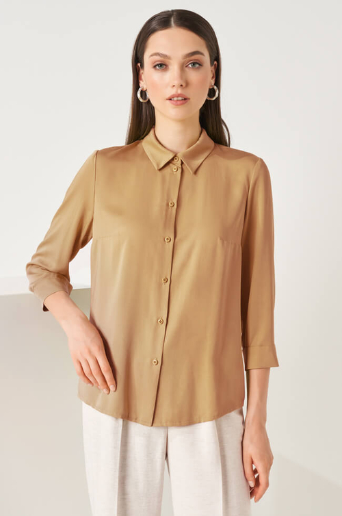 23068 Блузка женская (песочный)