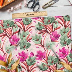 Ткань барби цветочные расцвет