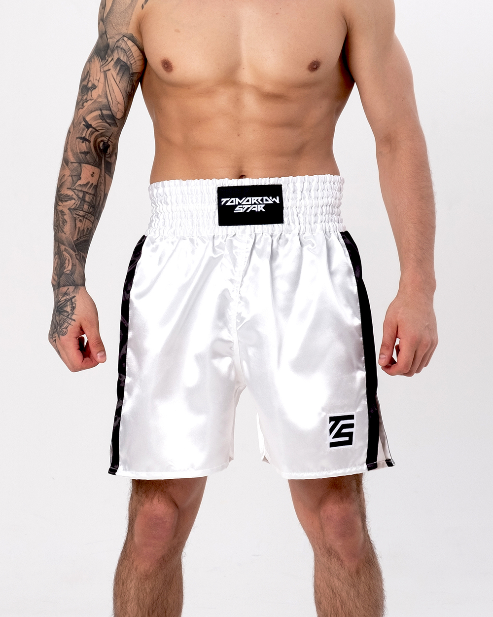 Шорты для бокса Tomorrow Star белые