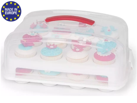 Контейнер для капкейков с крышкой Patisse 39х28х13 см