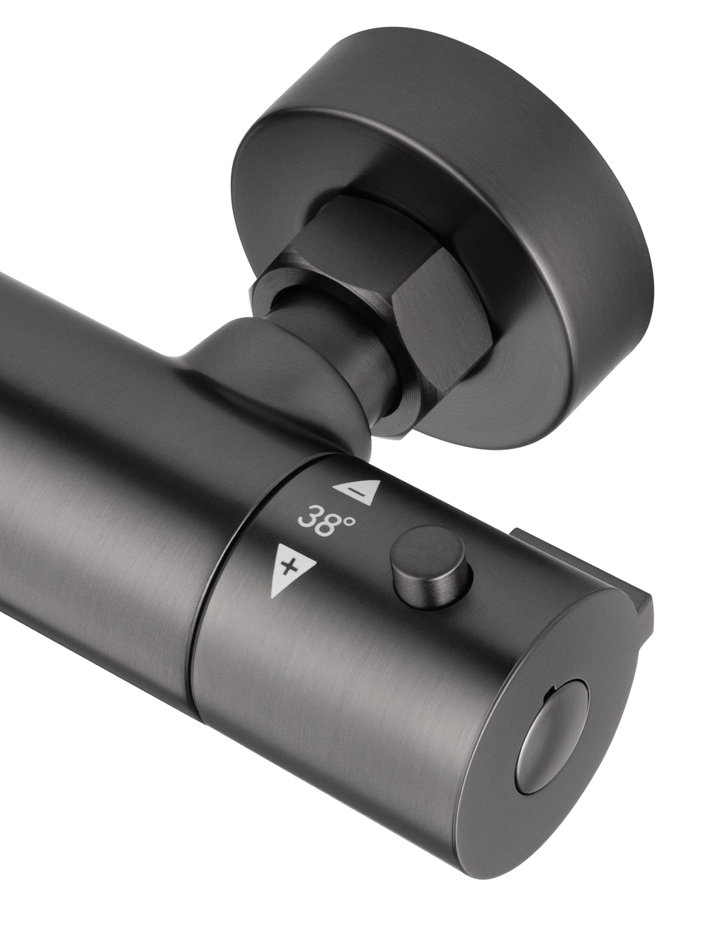 Смеситель для душа с термостатом WONZON & WOGHAND INN 3, Темный графит (WW-B2065-A-BGG)