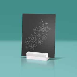 Композиция из снежинок для рисования плоттером / Скрапбукинг