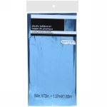 Скатерть фольгированная «Metallica» 137*183см цвет голубой, пвх