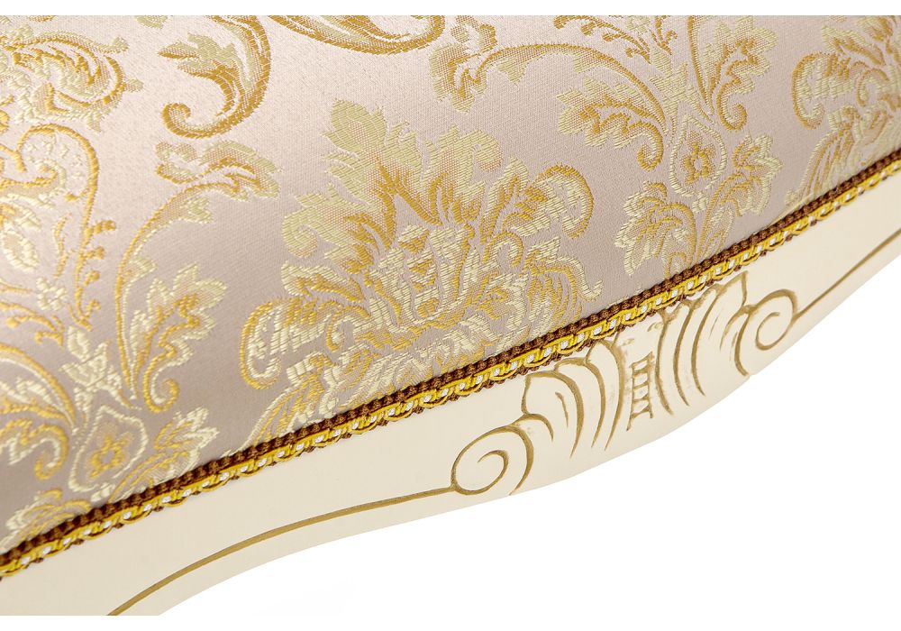 Банкетка Беттино патина золото / бежевый