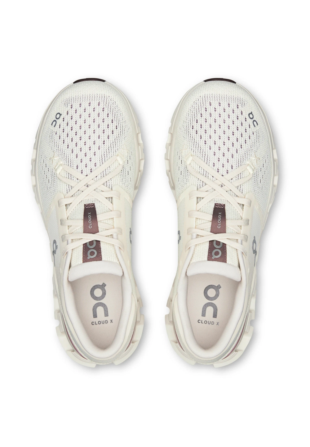 Женские Кроссовки On Cloud X 4 Ivory Heron