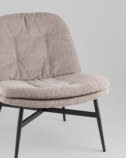 Кресло лаунж Tail коричневый