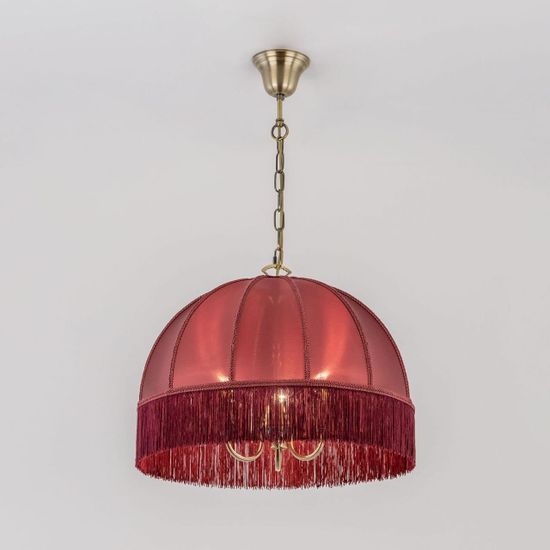 CL407133 Базель Красный Св-к Люстра